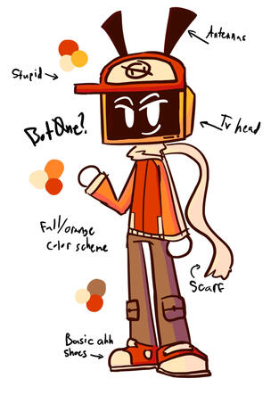 BotOne character sketch BotOne character sketch