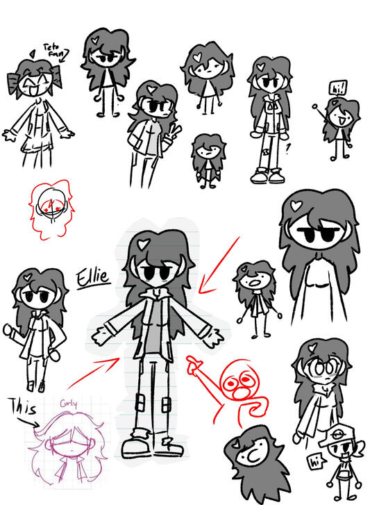 Ellie Sketch Concept